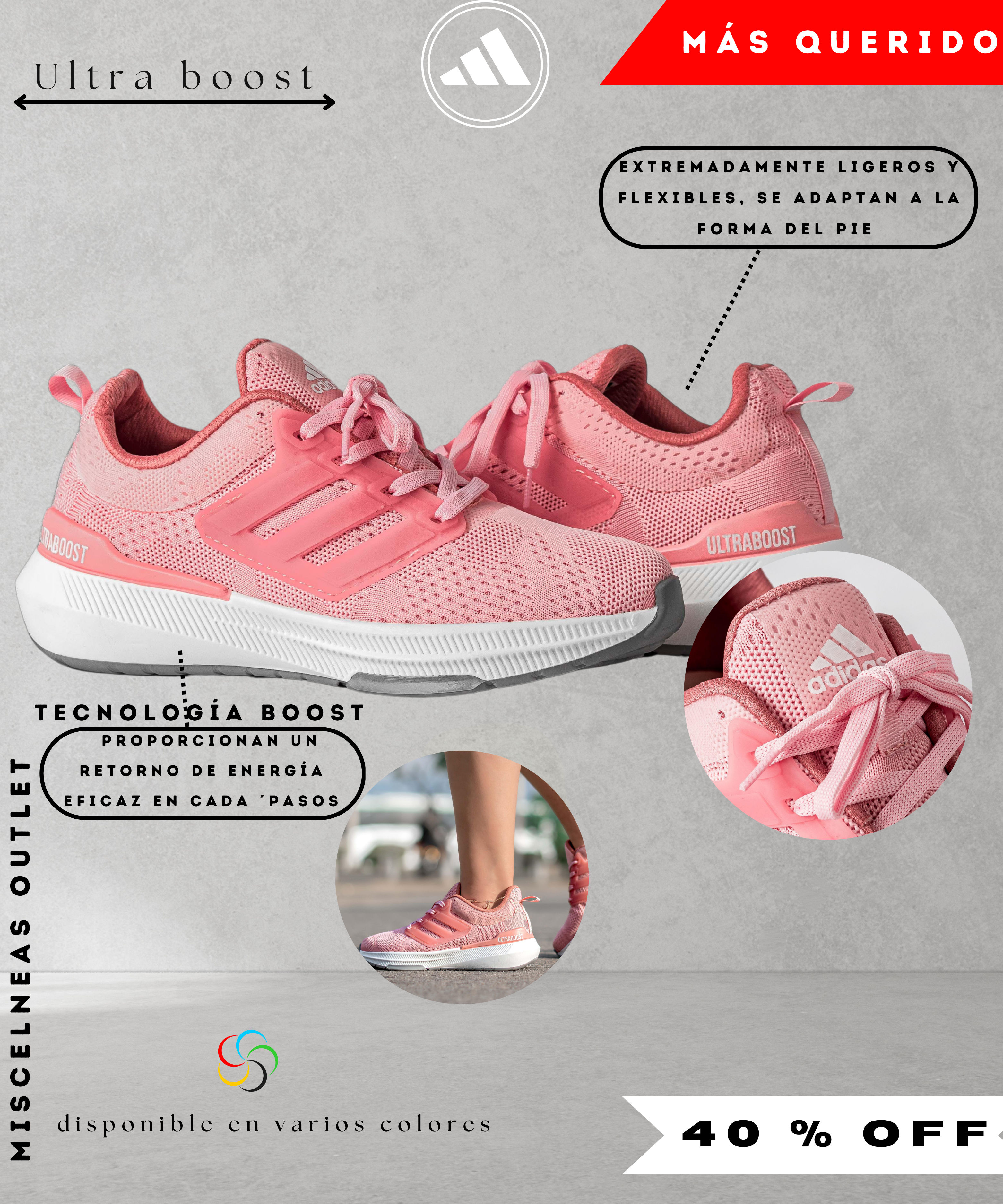 TENIS ULTRABOOST UNISEX-últimas unidades